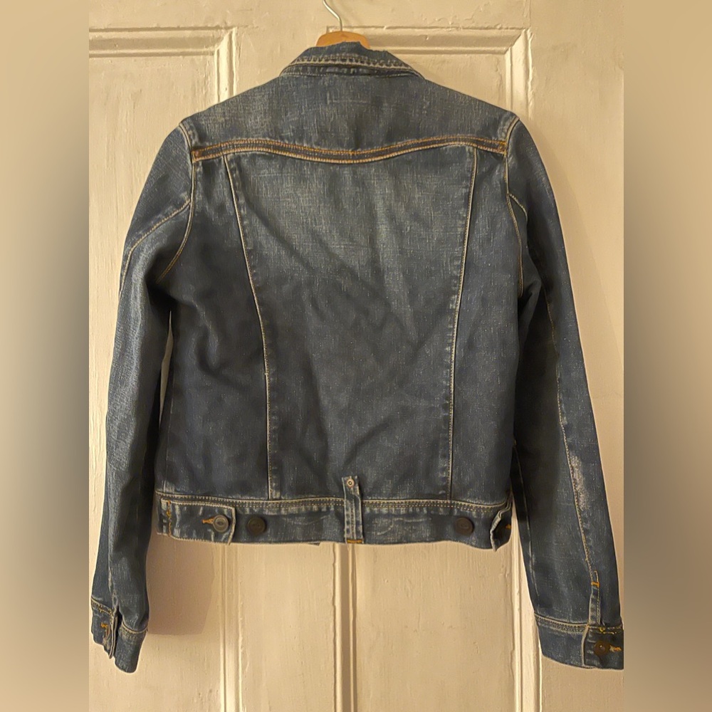 Rose Tyler RARE SA Doctor Who Boom Town Lee Denim Jacket in Size M - Picture 2 of 2